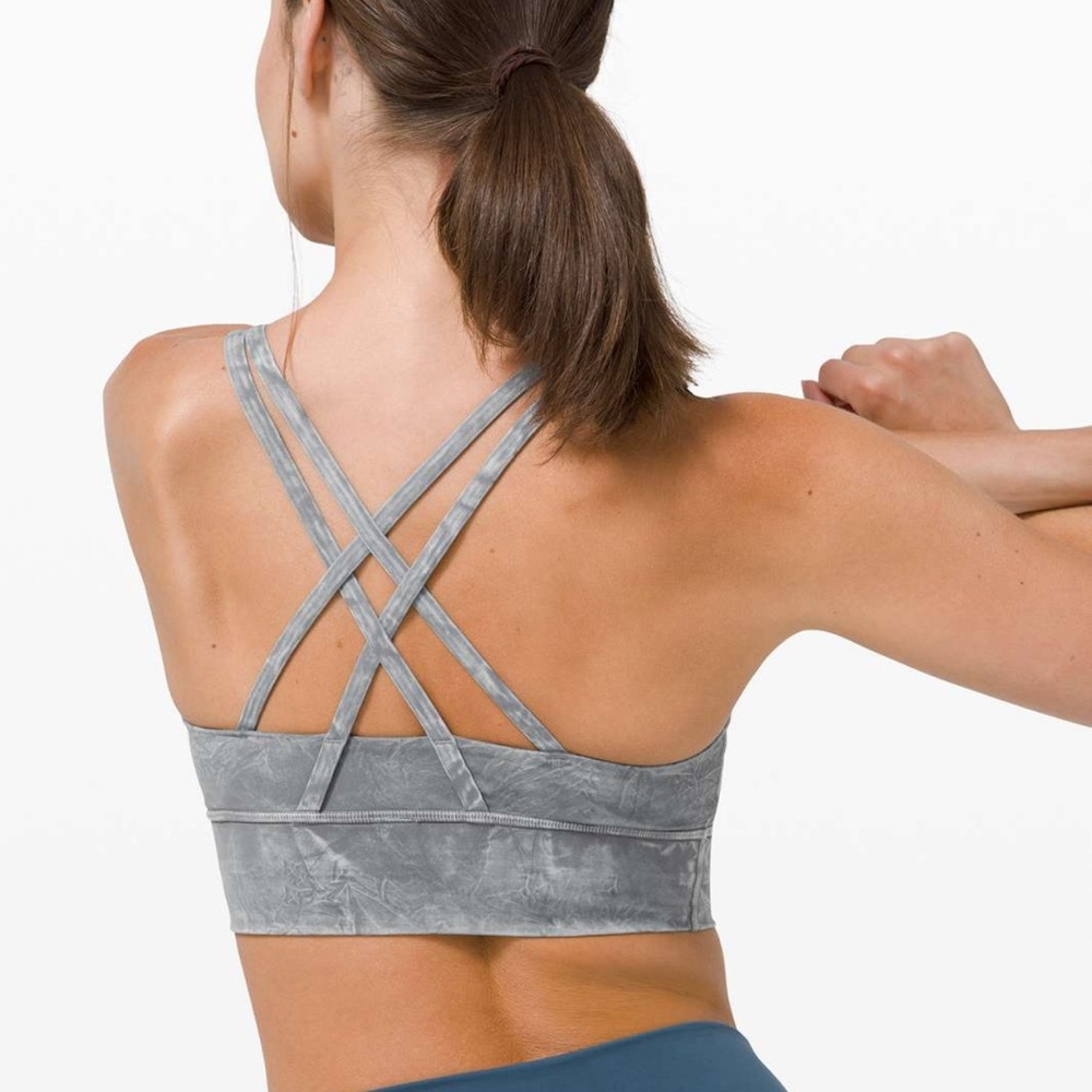 Lululemon Energy Bra Ice Wash Asphalt Gray Size: XS - Picture 8 of 10